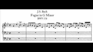 JS Bach  BWV 578  Fuga gmoll  G minor [upl. by Ahaelam]