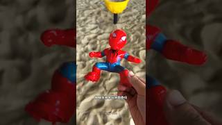 Spiderman ने attack किया 😂mini wood toy woodworking art skills wood  handcrafts  shorts [upl. by Lucien]