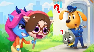 Be Careful of Fake Teachers  Kids Safety Tips  Kids Cartoons  Sheriff Labrador  BabyBus [upl. by Sherar]