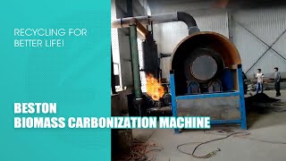 Biomass Carbonization Plant Video [upl. by Scheld174]