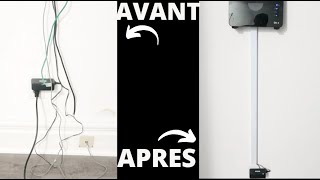 COMMENT CACHER FACILEMENT LES CÂBLES TV ET ELECTRIQUEStanstan DIY [upl. by Gilliette]