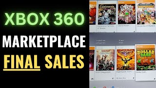 Xbox 360 Marketplace LAST CHANCE Sales  BUY These NOW Xbox360 [upl. by Teddi]