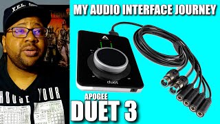 Audio interface Journey  Apogee Duet 3 [upl. by Ssur]