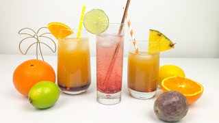 Recettes faciles 3 cocktails sans alcool [upl. by Lertnom]