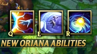 NEW ORIANNA ABILITIES ICONS  League of Legends [upl. by Dolloff618]