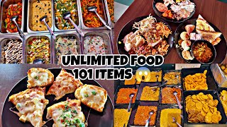 Unlimited food in Just Rs 350  101 unlimited food items  Octant Pizza  Unlimited pizza in pune [upl. by Analise]