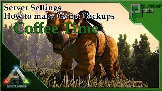 Coffee TimeW Phlinger  Server Settings  How to make a local Game Backup [upl. by Baillieu]