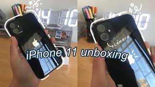 unboxing iPhone 11 negro  algunos accesorios 🏷🌱 [upl. by Mandell]