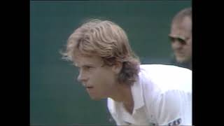 Stefan Edberg vs Boris Becker  Wimbledon Final 1988  Fourth Set [upl. by Yrrap]