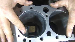 Engine Building Part 2  Gapping Rings Installing Pistons in a 350 Chevy [upl. by Vezza]