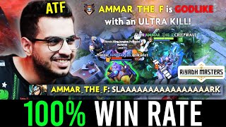 ATF SLARK OFFLANE 100 WIN RATE in RIYADH MASTER  quotRIP PUBSquot [upl. by Aerdnael]