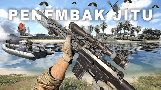 Solo Penembak Jitu Di Kepulauan Tropis  Realistic Militer Perang Modern [upl. by Eilojne743]