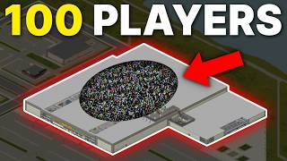 I Trapped 100 Players in the Project Zomboid Mall [upl. by Eidob]