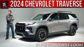 The 2024 Chevrolet Traverse Z71 Is A Less Minivan Like 3Row Family SUV [upl. by Harbison]