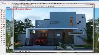 vray sketchup exterior vray 20 for sketchup [upl. by Anisamoht]