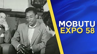 Mobutu parle de son métier de journaliste au Congo Belge à lexposition universelle de 1958 [upl. by Eri]