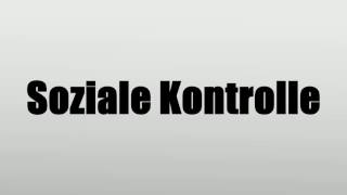 Soziale Kontrolle [upl. by Stier]