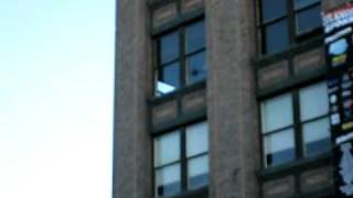 Spanky Spangler jumped from the roof of the Metals Bank Building Butte Montana 2010 [upl. by Dleifyar]