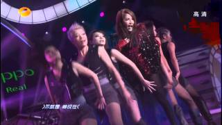 20111231 湖南衛視跨年演唱會廣州 蕭亞軒ELVA的部分HD [upl. by Eleynad261]