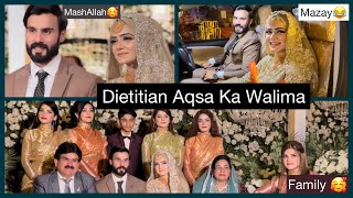 Dietitian Aqsas Walima Function  Shadi k Functions Hoay Khatam 😅 Khadija Afzal [upl. by Filipe]