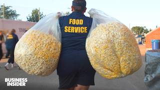 How The World’s Hungriest Crowds Are Fed  Business Insider Marathon [upl. by Alexio388]