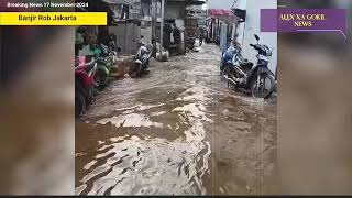 JAKARTA GEMPAR 17112024 TANGGUL LAUT JAKARTA JEBOL HARI INIBANJIR ROB JAKARTA [upl. by Alisan]