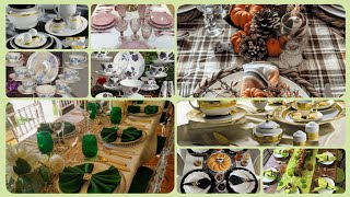 unique dinner ware and tea set design ideas 😄dinning table setting ideas 😁beautifuldinnerware [upl. by Anitahs592]