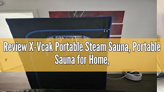 Review XVcak Portable Steam Sauna Portable Sauna for Home Sauna Tent Sauna Box with 26L Steamer [upl. by Nwahsel]