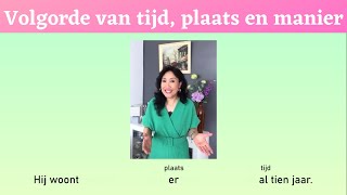 Volgorde van tijd plaats en manier [upl. by Eiroj399]