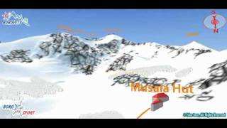 borovets ski zone 3D rila mountain  EN version  bulgaria [upl. by Nnylacissej]