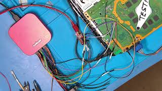 PS4 slim SAF006 using Analyser to find UART ports for UART and Error code data [upl. by Saqaw]