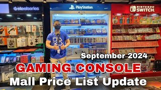 GAMING CONSOLE Mall Price List Update September 2024 [upl. by Murray]