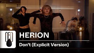 Bryson Tiller  Dont Explicit Version  HERION Choreography [upl. by Nnylatsyrc]