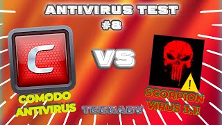 COMODO vs Scorpion Virus 3  AV Test 8 [upl. by Aicilat917]