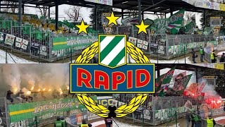 Wolfsberger AC  SK Rapid Wien  Rapidchoreo GSW  Auswärtssupport Ultras Rapid  26022023 [upl. by Norreht]