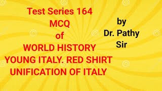 Unification of Italy l World History l SSB l PGT l CPET l by Dr Pathy sirpathyeducation [upl. by Arno]