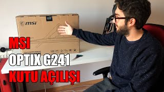 MSI Optix G241 Gaming Monitör Kutu Açılışı [upl. by Anived]