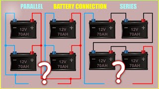 Series and Parallel Batteries 12V70AH [upl. by Pelagia208]