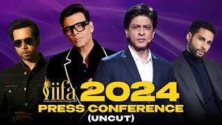 IIFA 2024  Press Conference UNCUT  Shah Rukh Khan  Karan Johar  Rana Dagubatti [upl. by Salazar]