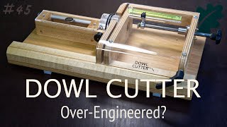 Overengineered Der Fabricium Dowel Cutter  so baust Du eine perfekte Dübel SägeVorrichtung [upl. by Hsirrehc]