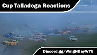 2024 Cup Talladega Fall Reactions Ricky Stengoat [upl. by Nosmas]