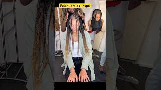 Must try Fulani braids hairstyle 🔥 shorts braids fulanibraids shortshairstyle falltrends [upl. by Enisaj863]