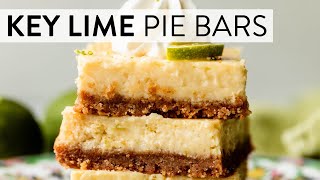 Key Lime Pie Bars  Sallys Baking Recipes [upl. by Rebah688]