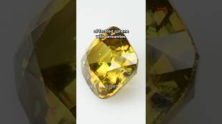 Sphene with Tanzanite in White Gold Engagement ring [upl. by Ahsaetan]