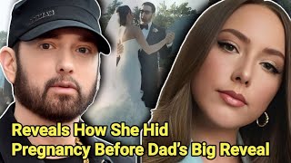 Eminem Daughter Shares Clever Way She Hid Pregnancy At Her Wedding  Hailie Jade  Brittany Ednie [upl. by Namreg]