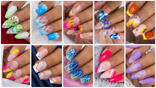 20 Best Summer Nails Art Inspiration 2023☀️Relaxing Nail Art Compilation [upl. by Flight]