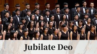 Jubilate Deo Peter Anglea  National Taiwan University Chorus [upl. by Wampler]