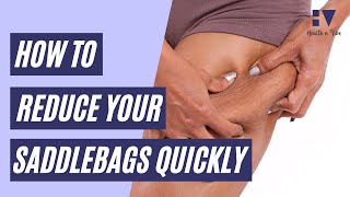 How to Reduce Your Saddle Bags Quickly  Outer Thigh Sculpt  Health n Vibe  Disha Gulati [upl. by Enytsuj]