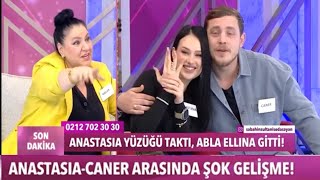 CANER ANASTASİA BARIŞTI STÜDYODA ŞOKE EDEN GÖRÜNTÜLER SONGÜL KARLI MUTLULUK GÖZYAŞLARI ŞOKKK [upl. by Nitsoj]