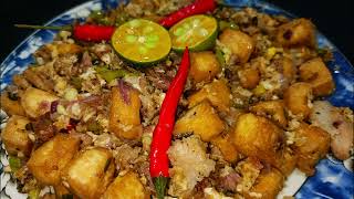 Pork Tofu Sisig 🐖👨‍🍳🫕🤤 [upl. by Repsihw]